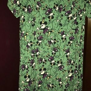 Lularoe Xxs worn once Minnie mouse Carly
